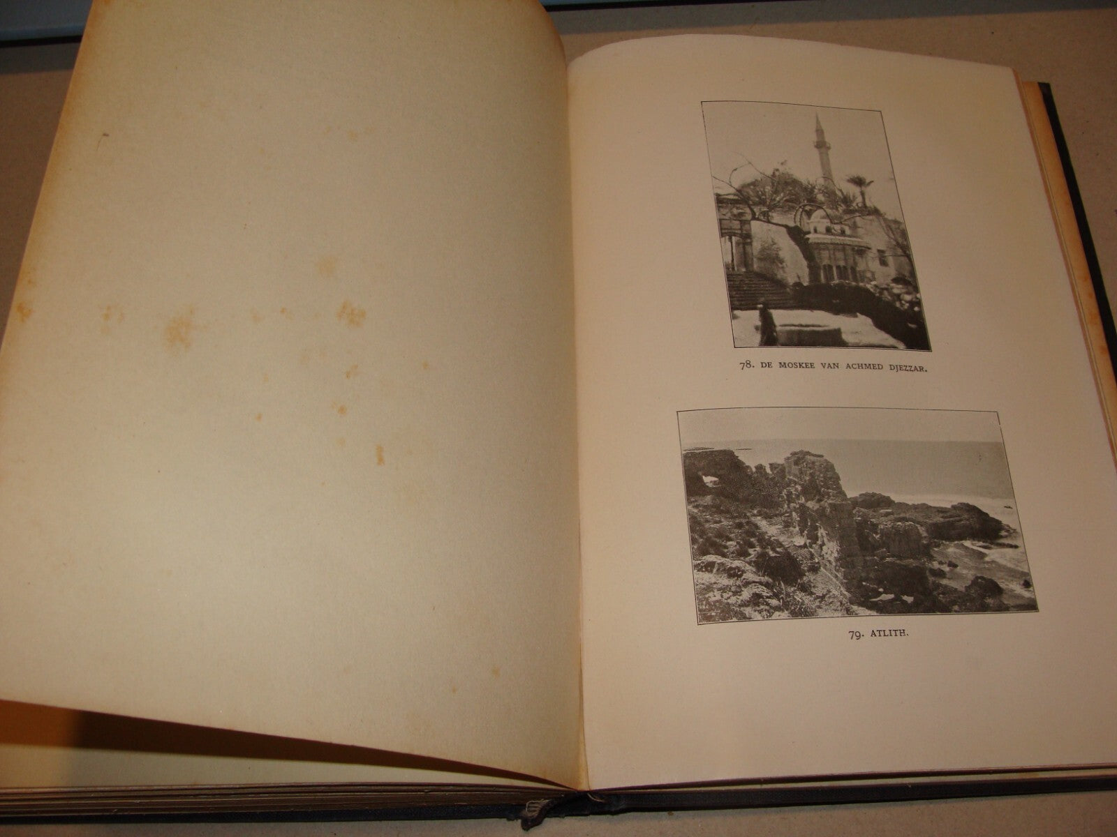 Book Palestine RARE 1925 JERUSALEM Dutch Israel Travel Johannes Jorgensen