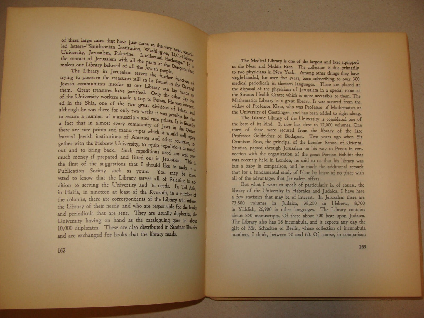 Book Jewish 1936 Palestine Israel Jerusalem Hebrew University Chancellor Magnes