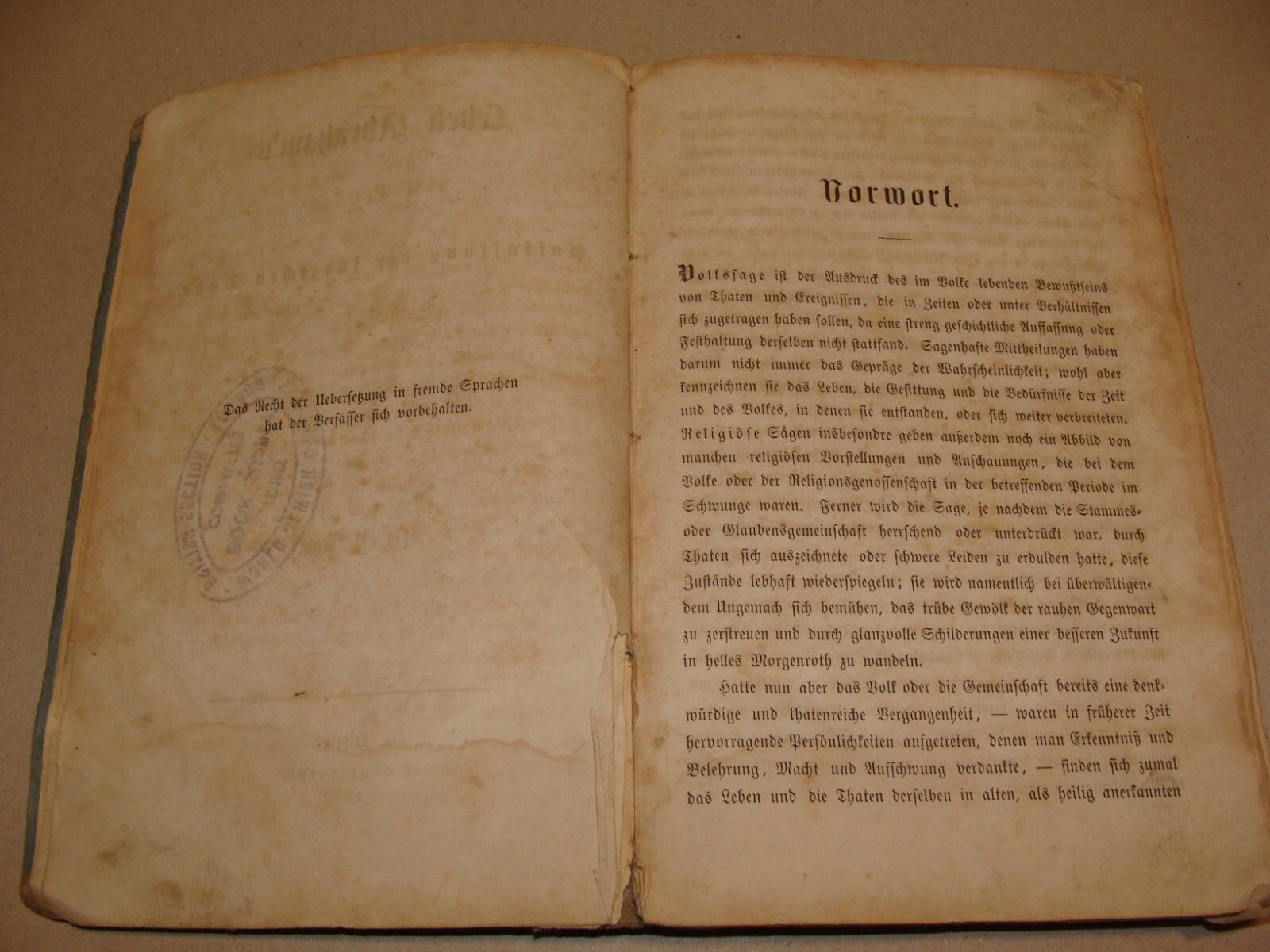 Germany Book Jewish Judaica 1859 German Leipzig Bible Biblical Abraham History