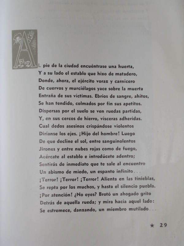 Book Jewish Judaica Engraved Bialik Poetry Spanish 58 bernardo federman