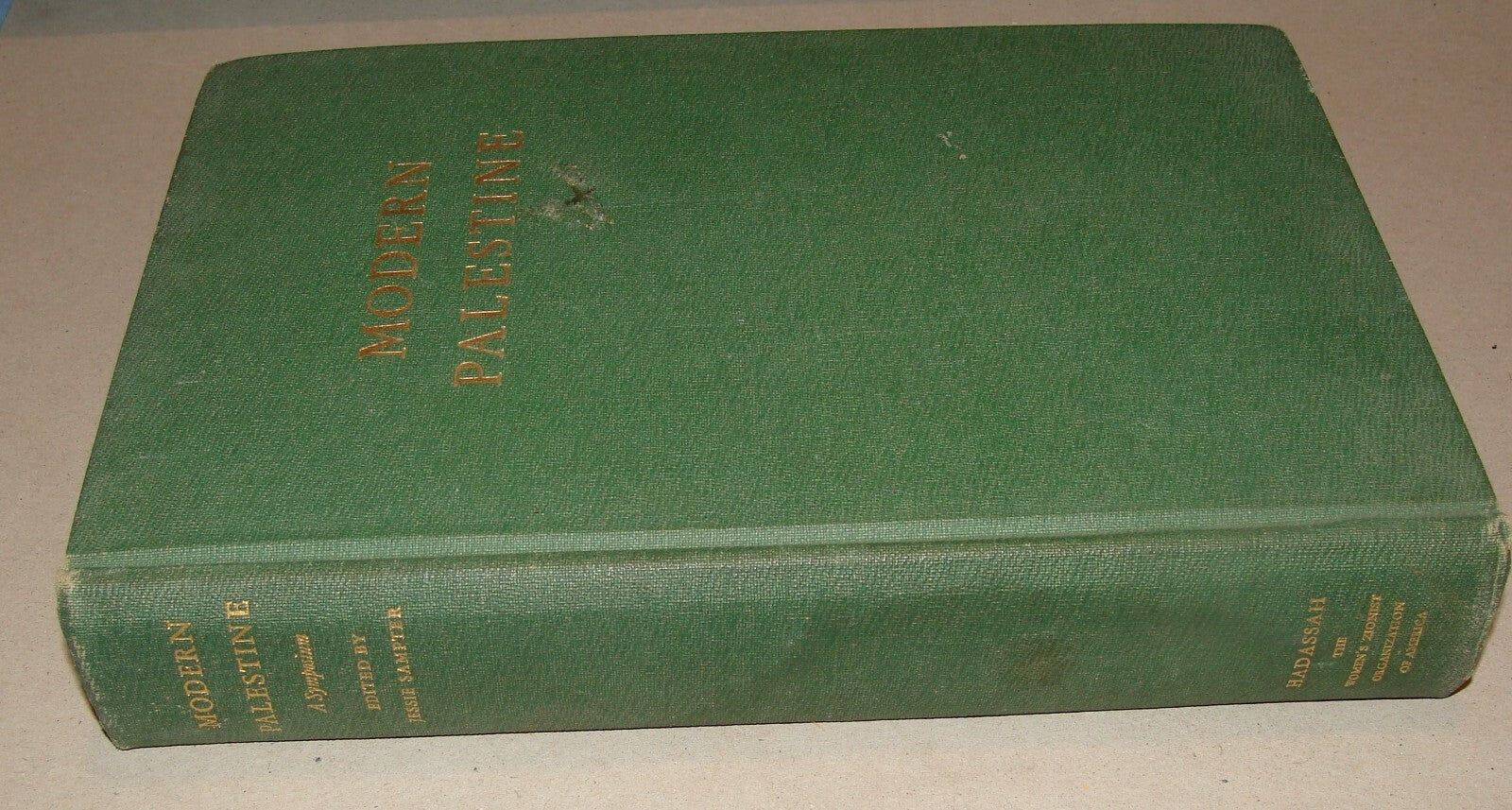 $ Book Jewish American 1933 MODERN PALESTINE Israel Zionist Women HADASSAH