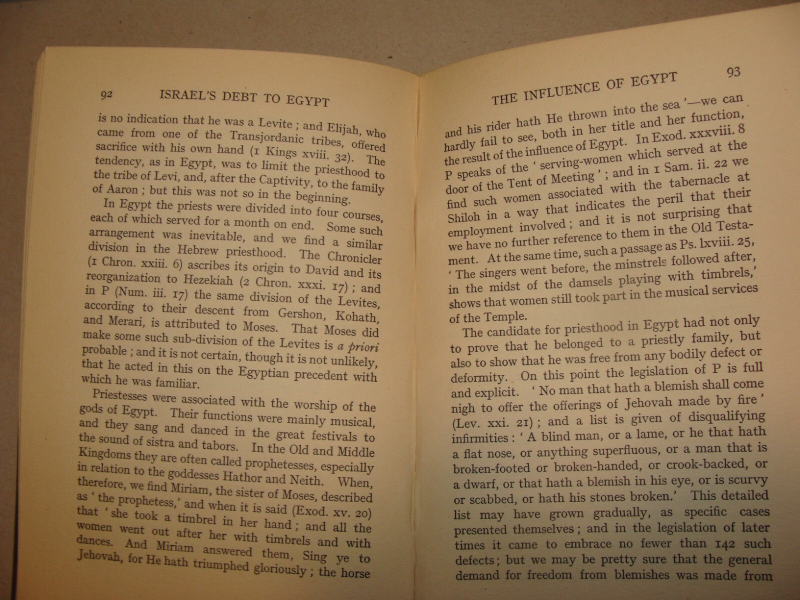 Book Jewish RARE 1928 ISRAEL'S DEBT TO EGYPT Israel History Judaica London