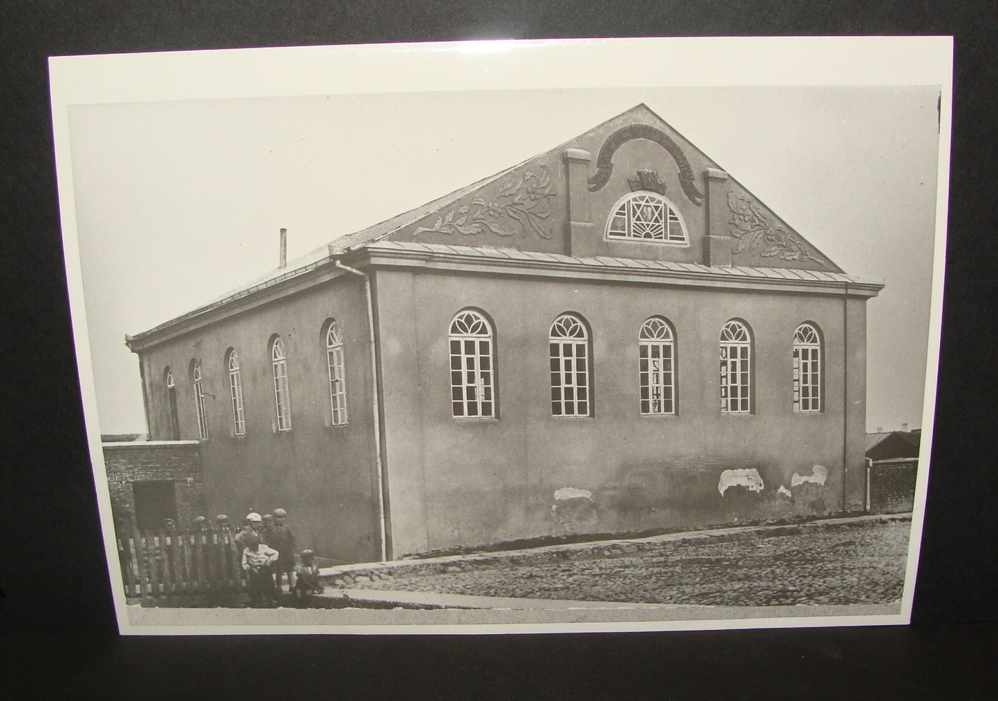 Photo Print, Judaica Jewish Synagogue Lithuania Utena Vezaitiai 1930s