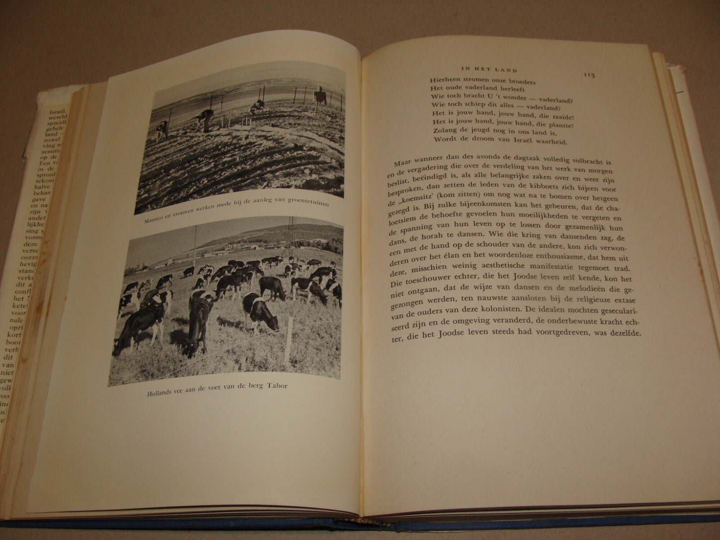 Book Jewish Judaica 1949 ISRAEL Dutch Netherlands Amsterdam Zionism Herzl