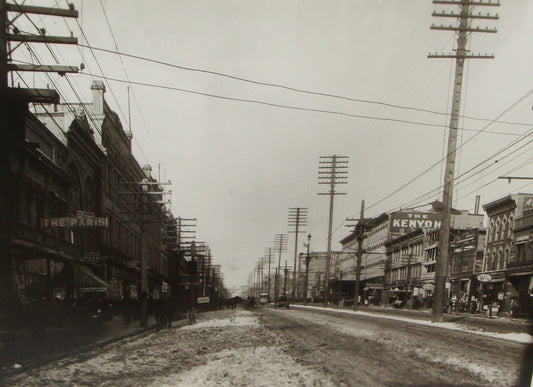 Photo Print 1904 American United States Salt Lake City Utah Street Jewish Store