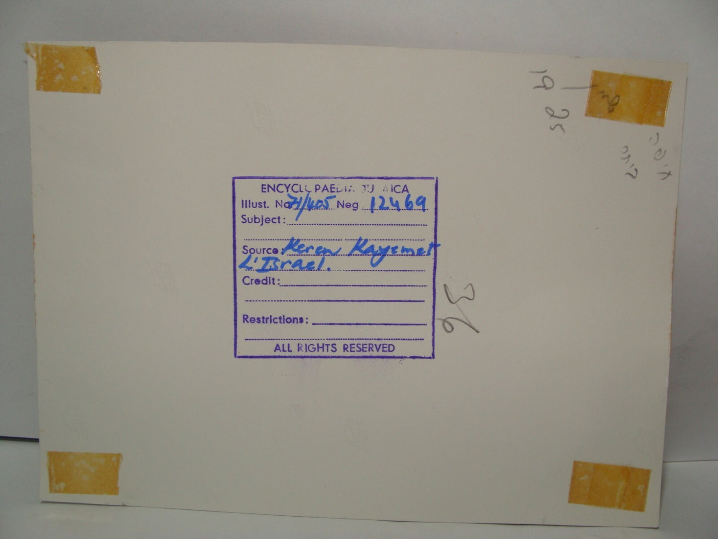 Photo Print, 1925 Palestine Israel Israeli Hebrew HAIFA SHEMEN Factory Company