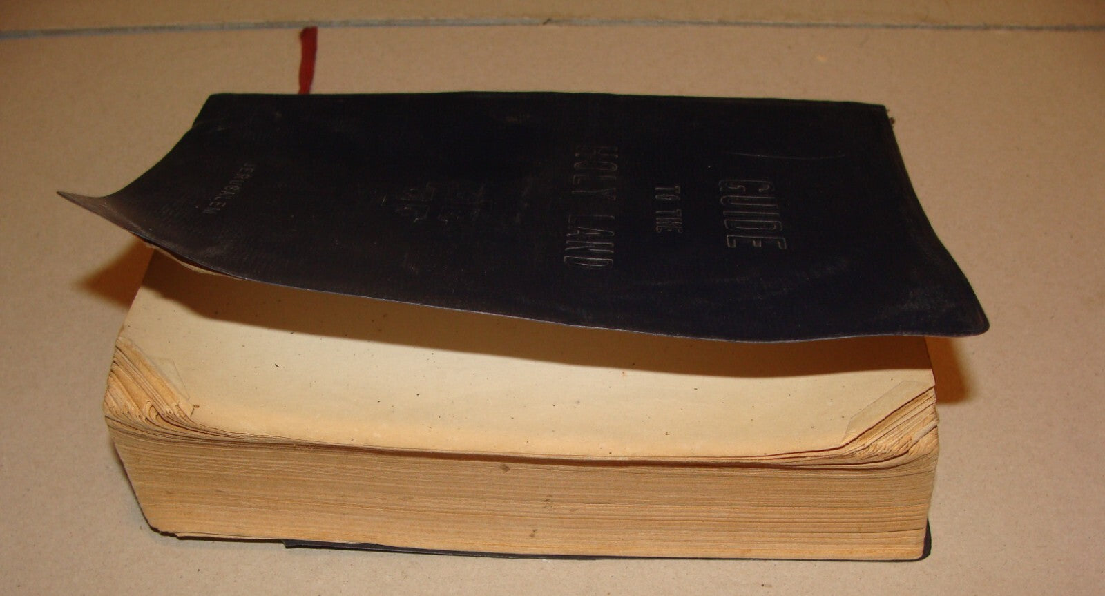 1961 Guide to the Holy Land Book Jerusalem Israel Map