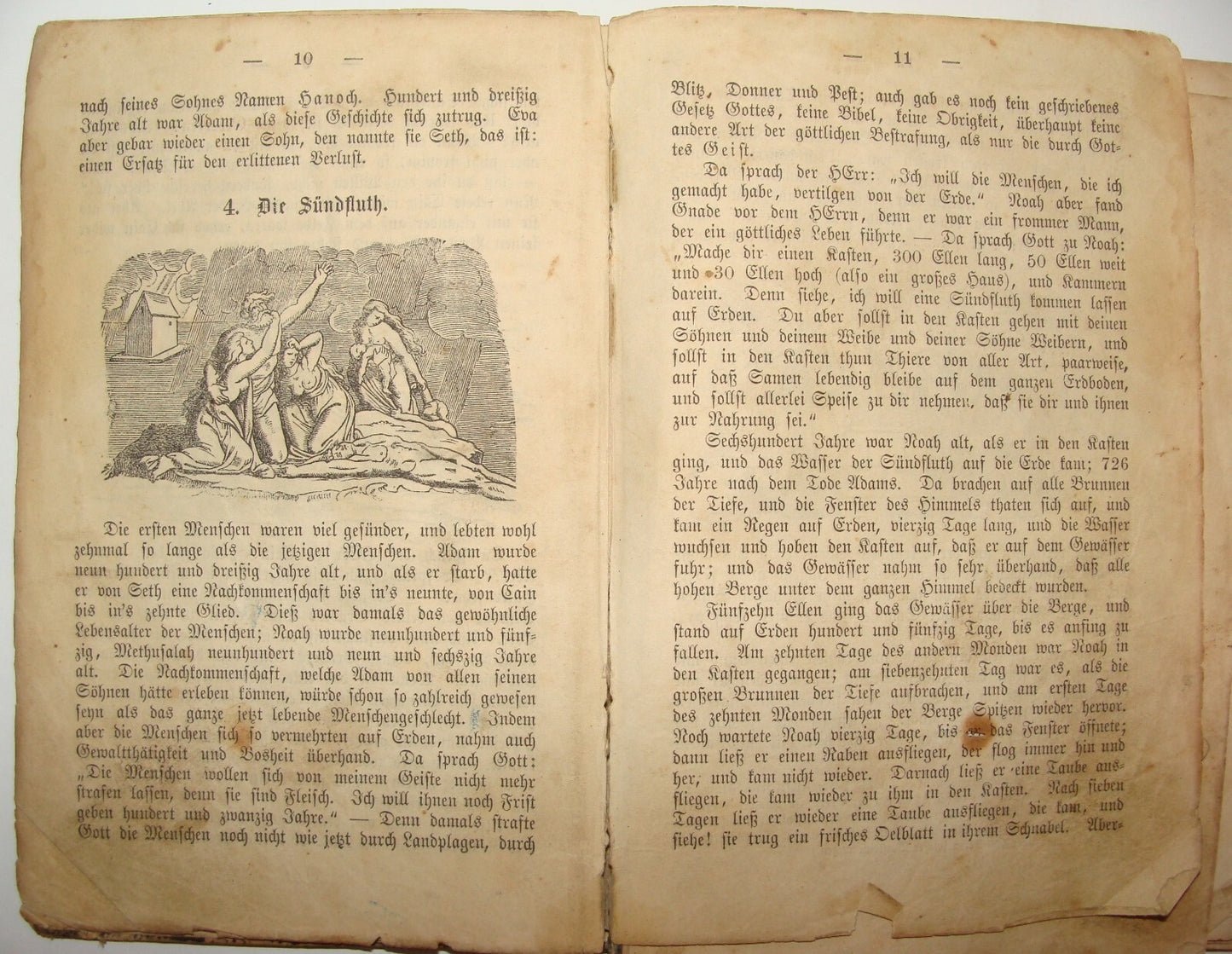 Germany Book Jewish Judaica Antique German History 1830s Bible Engraving RARE