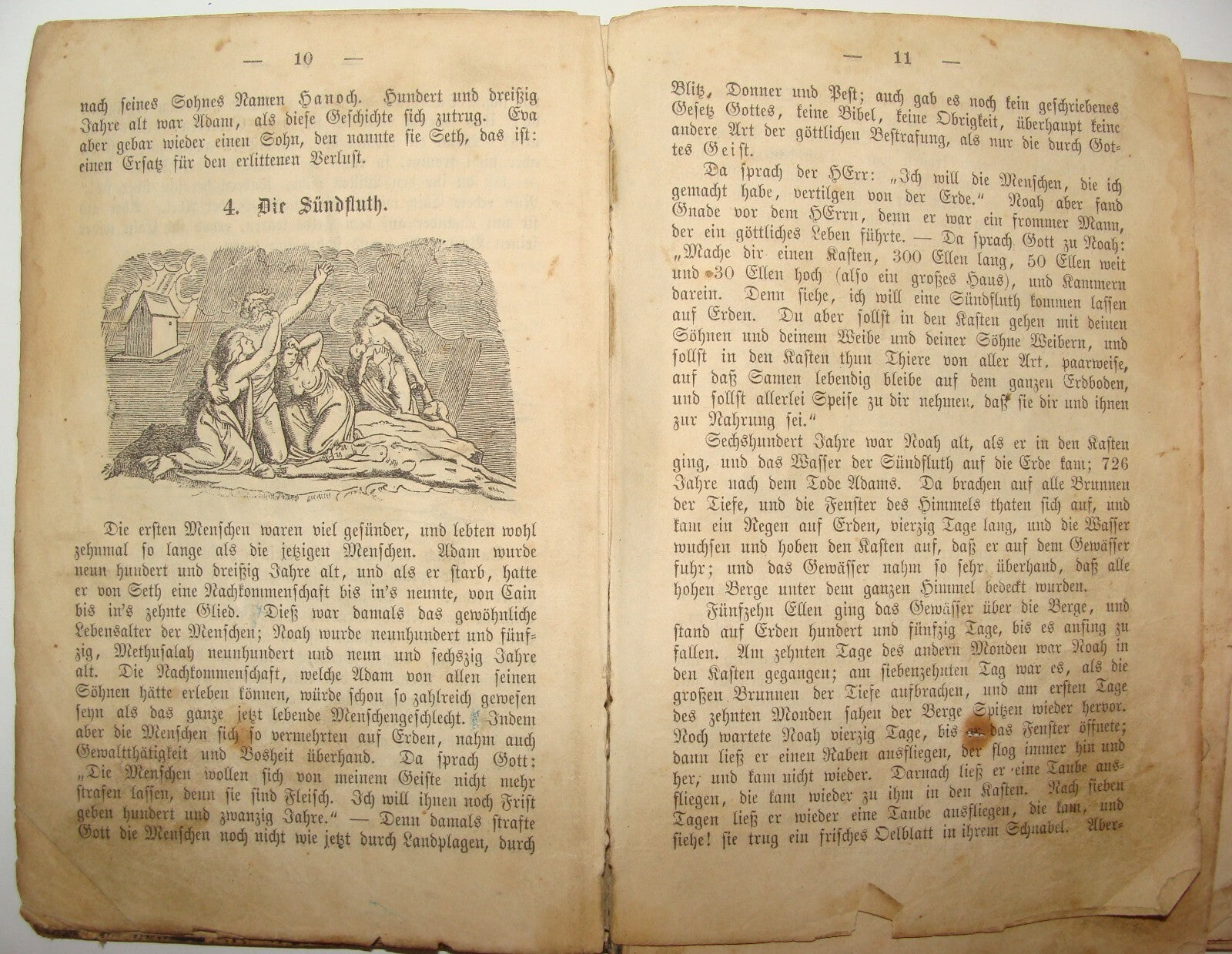 Germany Book Jewish Judaica Antique German History 1830s Bible Engraving RARE