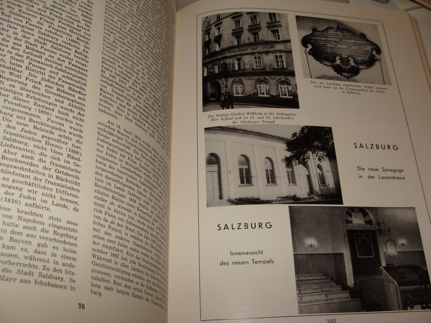 Book Jewish Judaica Austria Jews History 1971 In German Photos