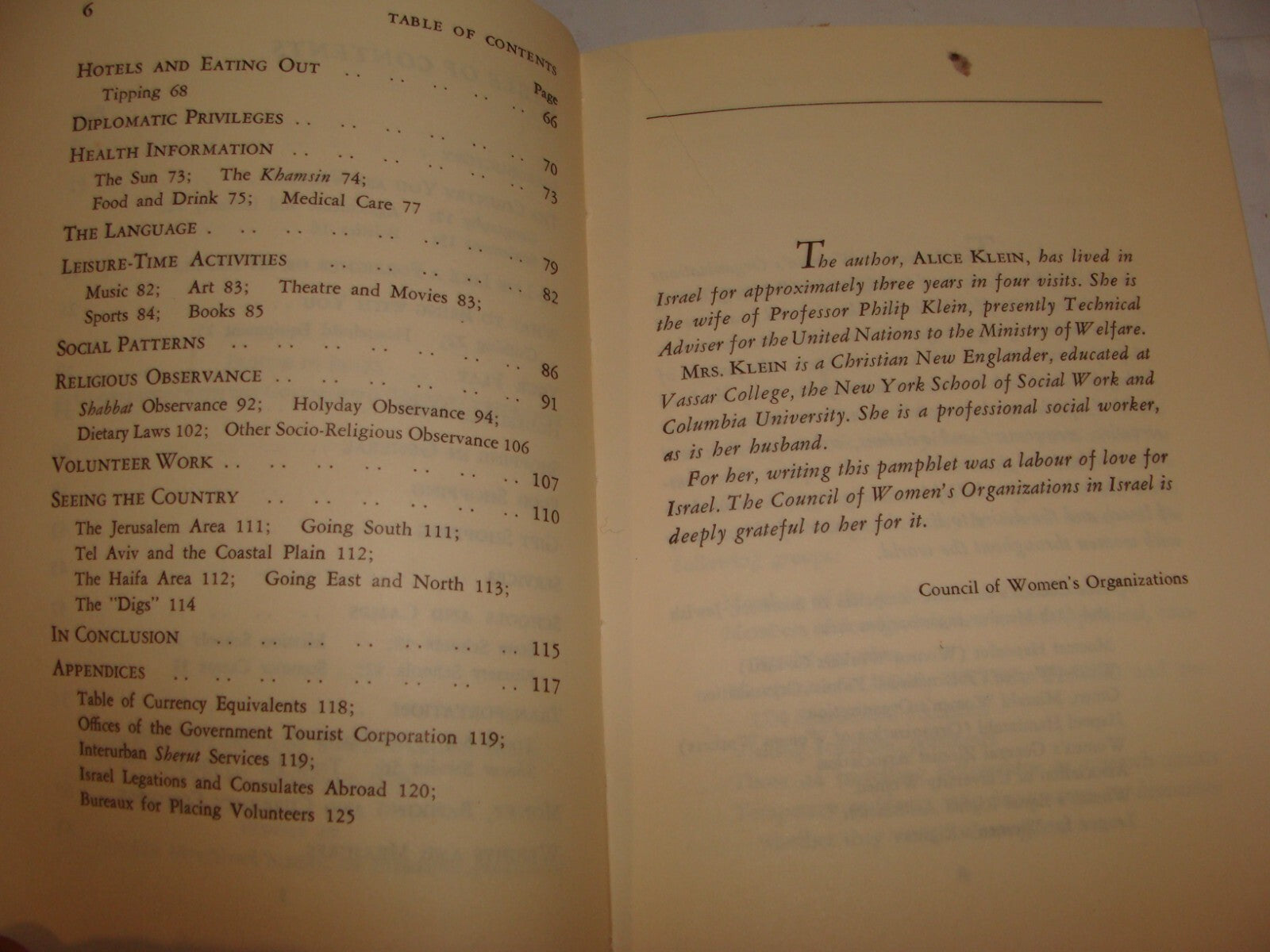 Book Jewish Judaica 1959 The Stranger Within Thy Gates Israel Guide Map English
