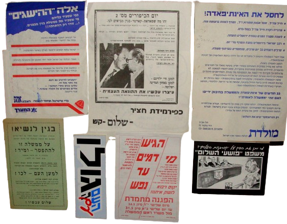 Pol Jewish Hebrew Israel Israeli History Political Propaganda Lot Left \ Right
