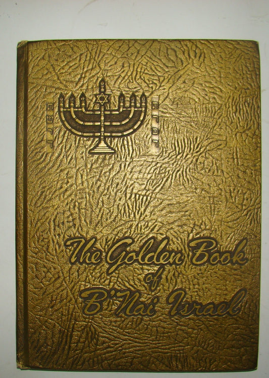 $ Book Jewish judaica rabbi 1954 Golden of B'nai Israel Synagogue American Iowa