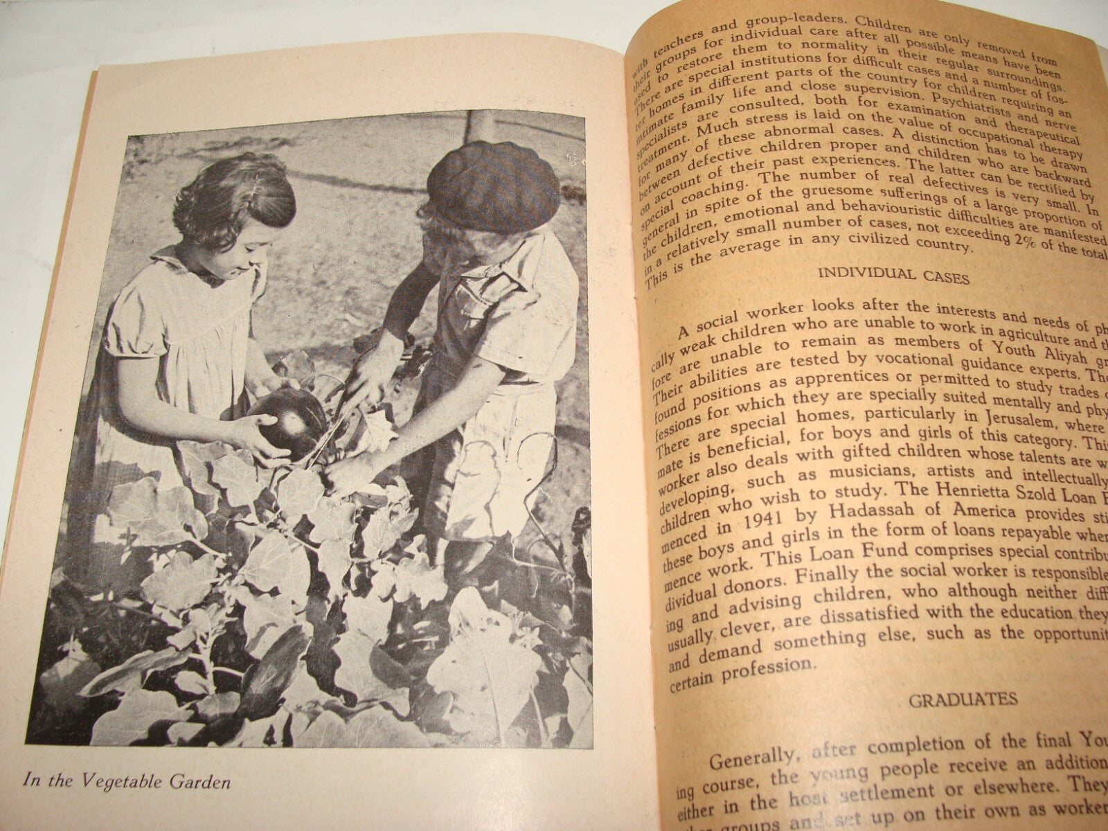 Booklet Jewish Agency Judaica 1950 Israel Israeli Zionist Youth Aliyah Photos