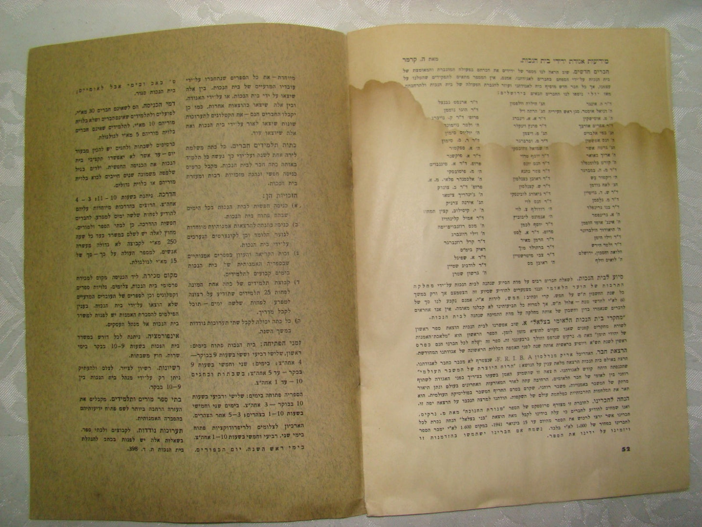 Book Jewish Judaica Palestine Israel Hebrew 1940 BEZALEL Art Yemenite Jewelry