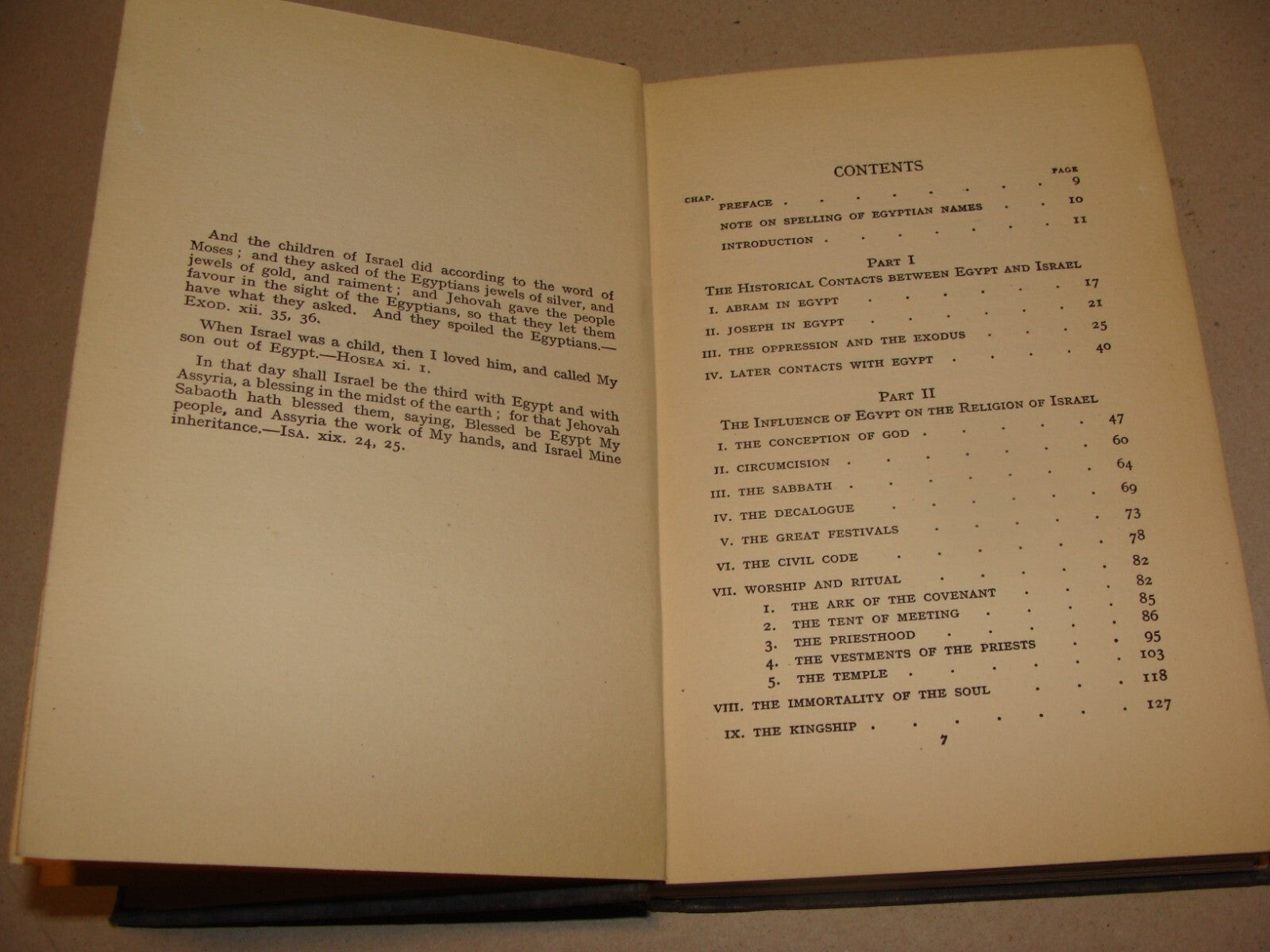 Book Jewish RARE 1928 ISRAEL'S DEBT TO EGYPT Israel History Judaica London