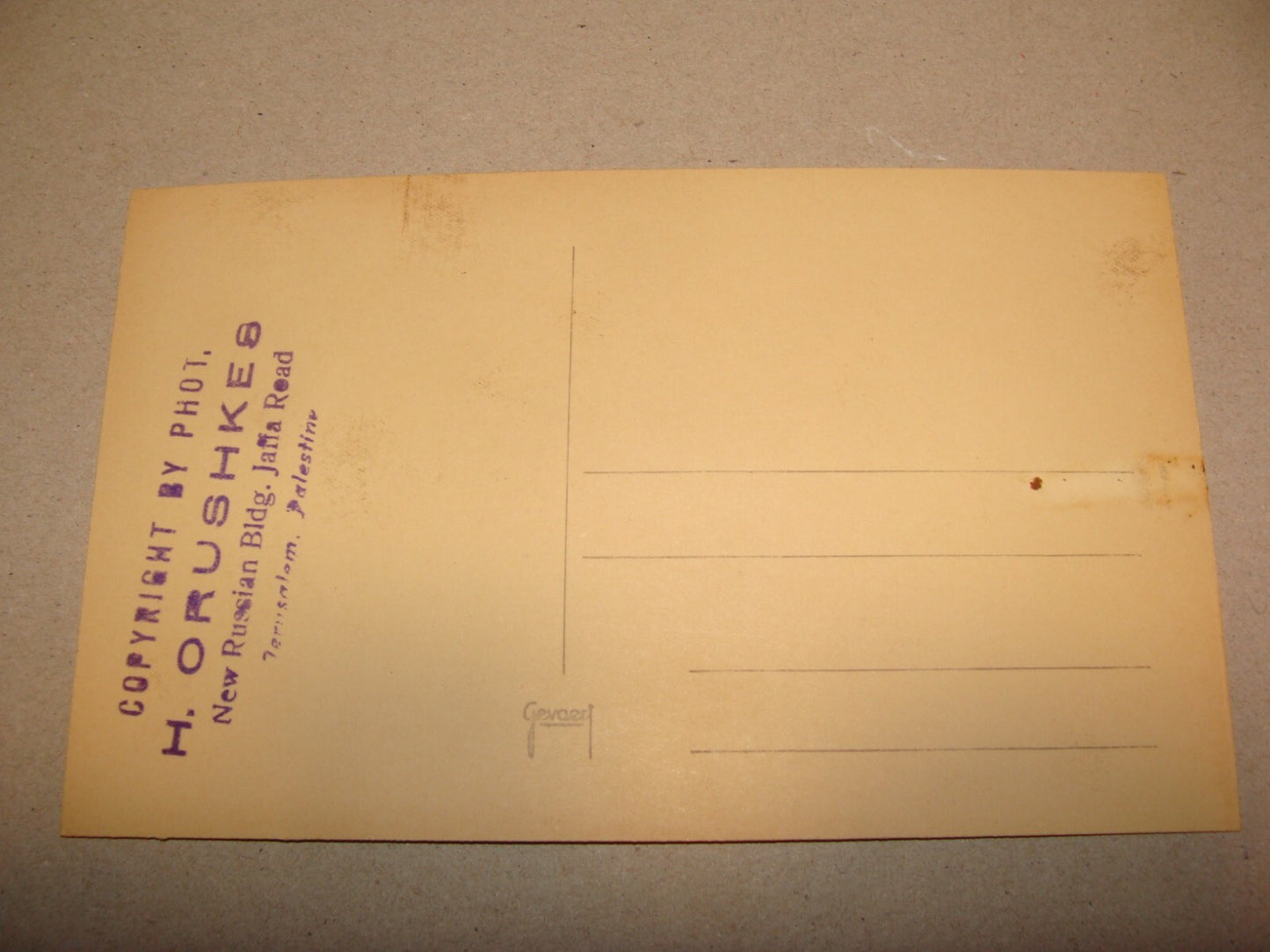 Photo Palestine 1930s Israel ORUSHKES British High Commissioner Wauchope