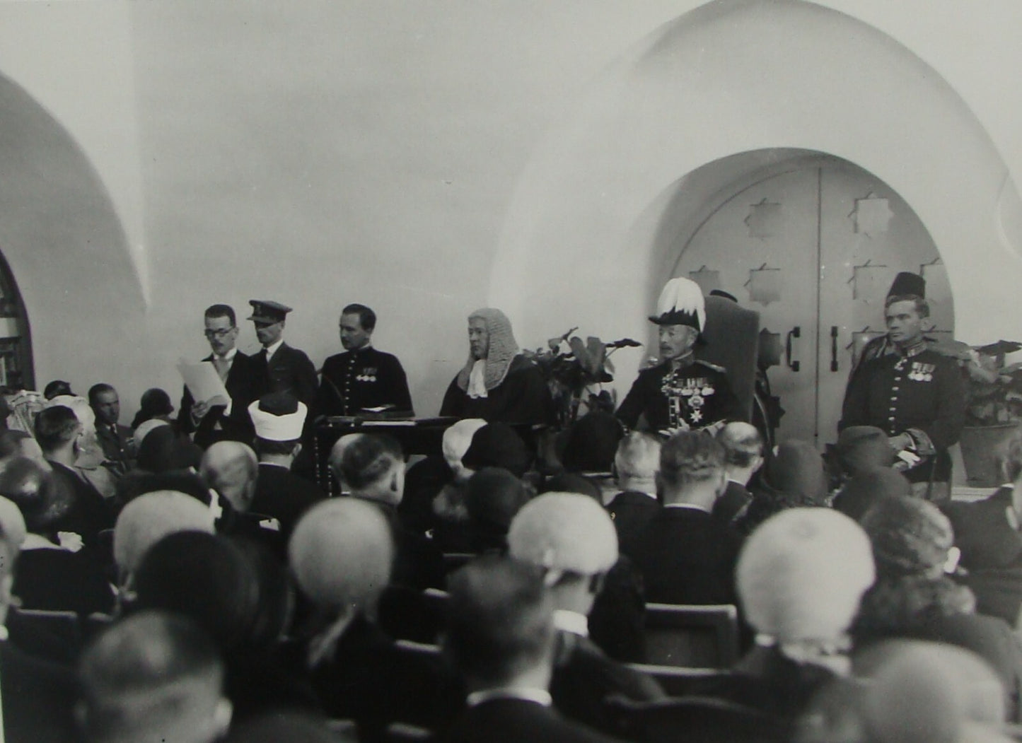Photo Print, 1931 Palestine Israel High Commissioner Sir Arthur Wauchope Oath