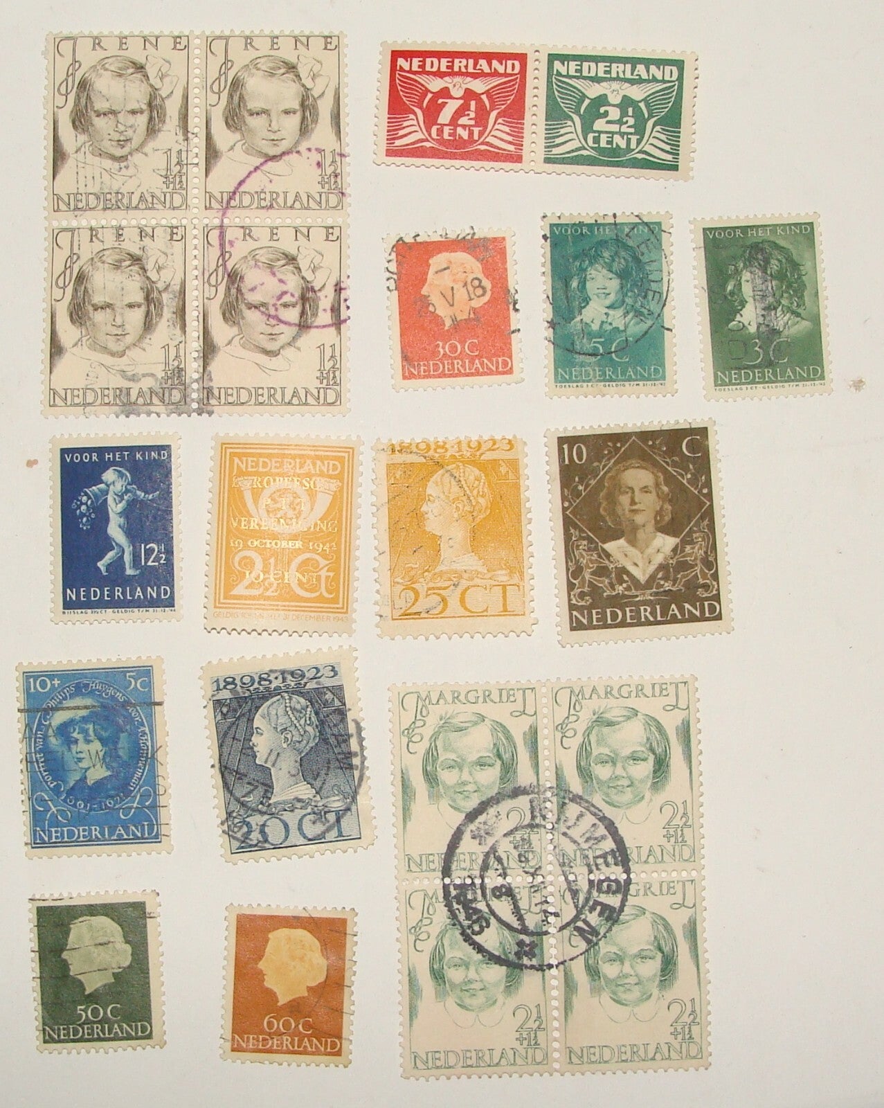 NETHERLANDS 1940s Stamp Lot Collection