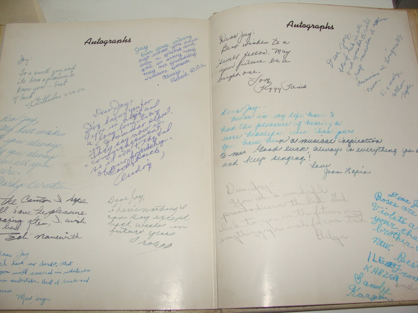 Jewish Judaica 1953 Progress Von Steuben High School Chicago Yearbook Hebrew