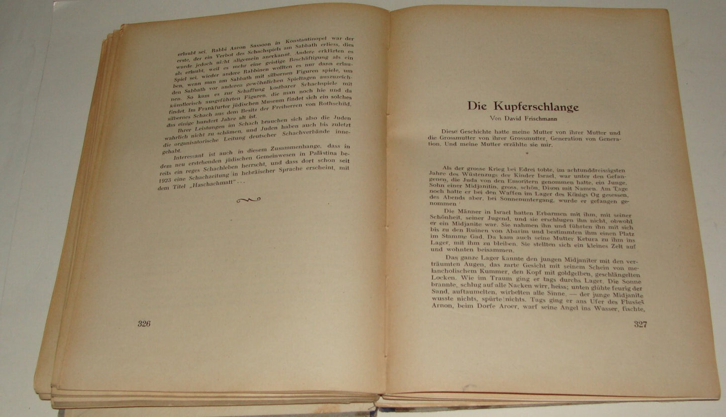 Book Jewish RARE Judaica 1933 Bratislava Year German Max Brod Stefan Zweig Text