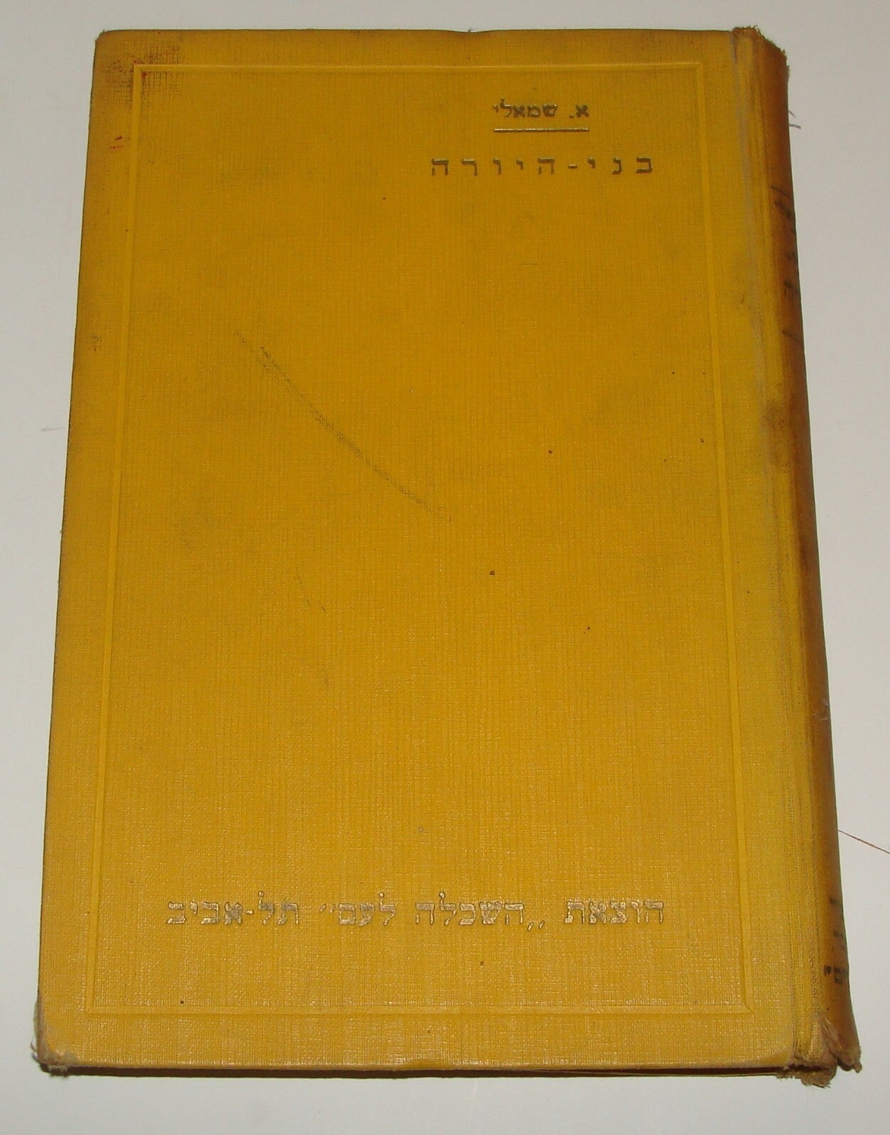 Book Jewish Palestine Israel Israeli Hebrew Children Kids Zionist בני היורה 1937