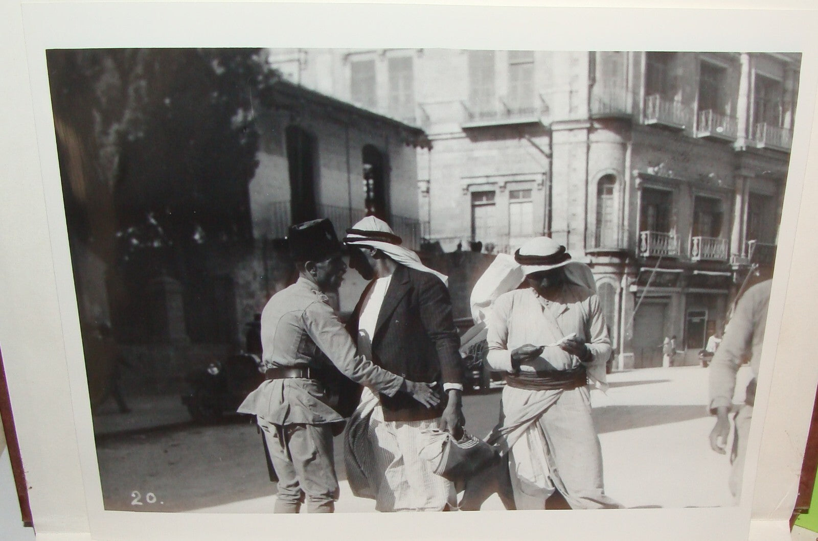 Photo Print Palestine MATSON , 1929 Israel Jewish Arab Riots Jerusalem Police