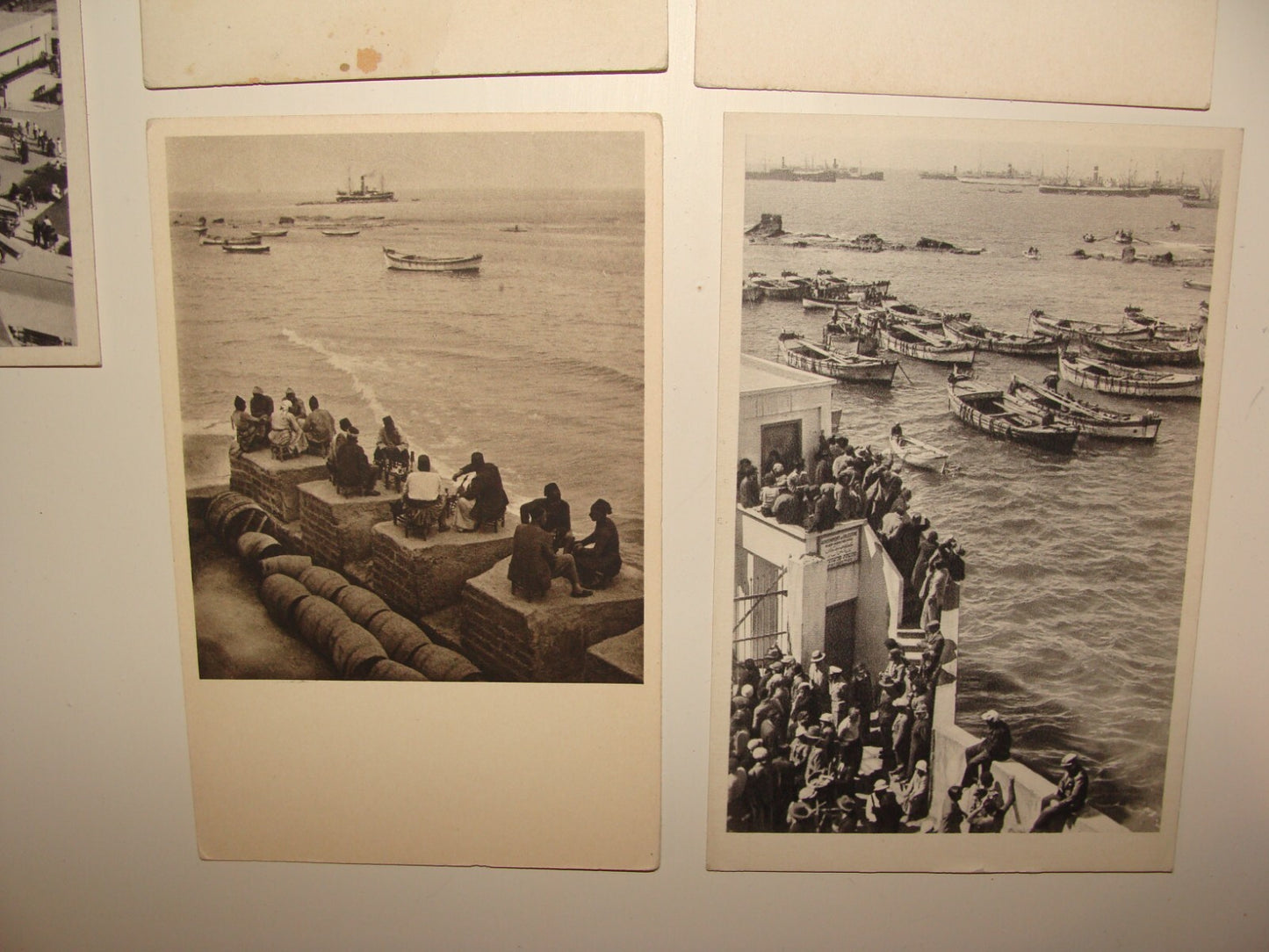 Photo Palestine Card Jewish Judaica Israel TEL AVIV Jaffa Postcard x6 BENOR