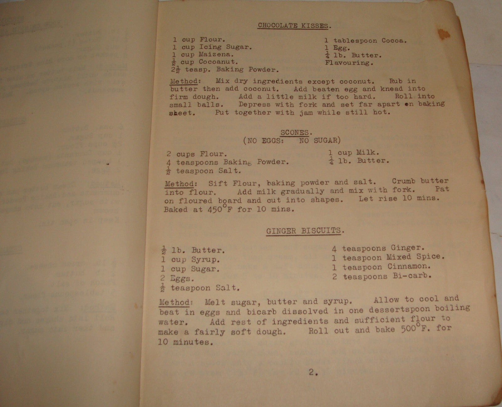 Book Jewish Judaica RARE South Africa CLARA PATLEY NURSEY SCHOOL Recipe