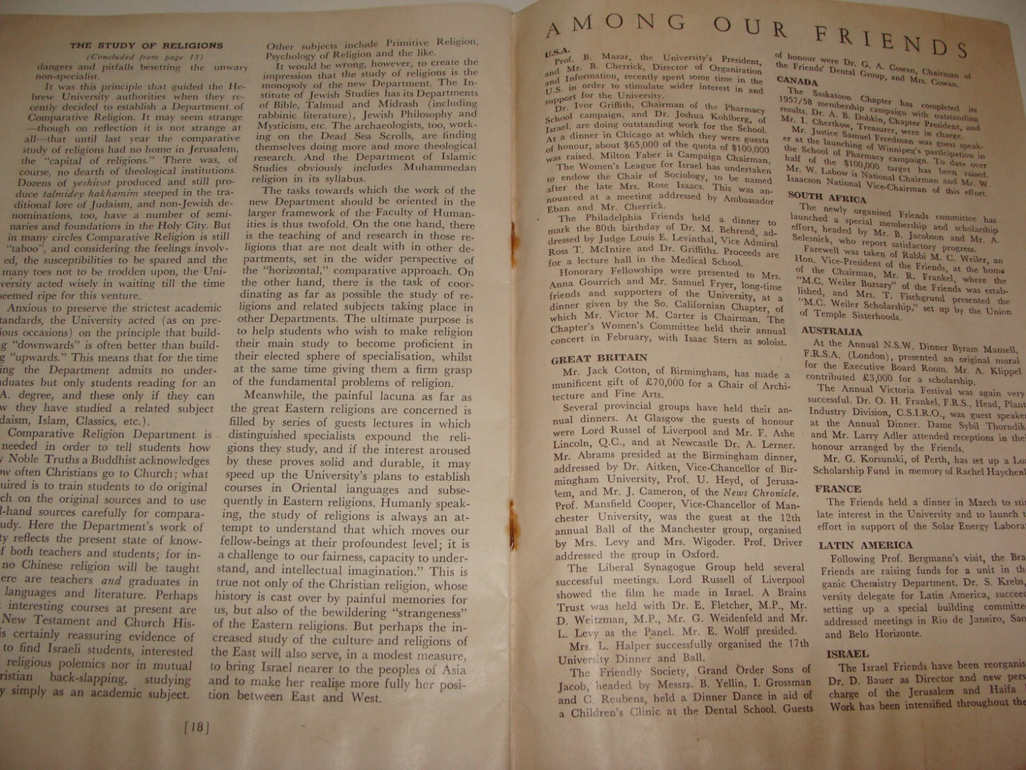 Booklet Jewish Israel Israeli Jerusalem Mount Scopus Hebrew University 1958