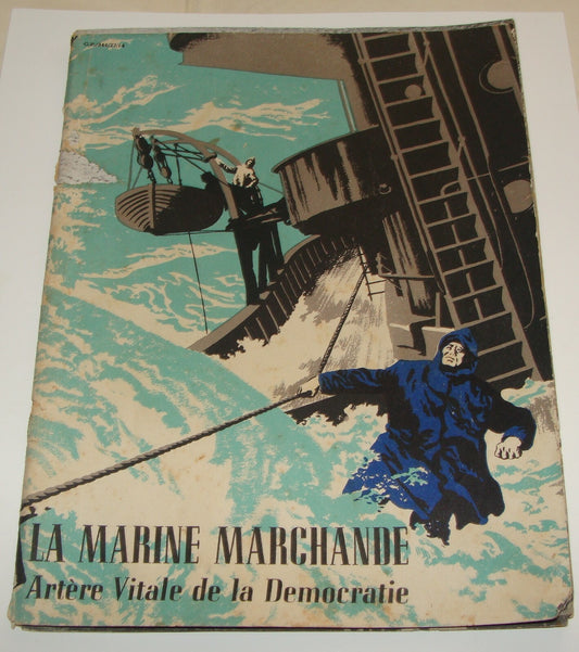 France French World War II Booklet Britain British Army Military Merchant Navy