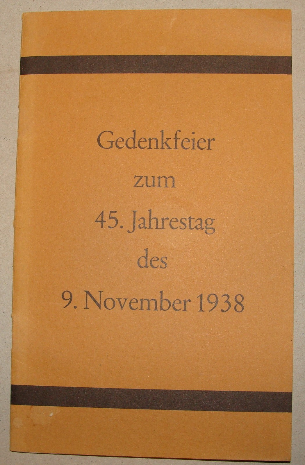 Germany Jewish Judaica German Hamburg Synagogue 1938 Kristallnacht 45 Years 1983
