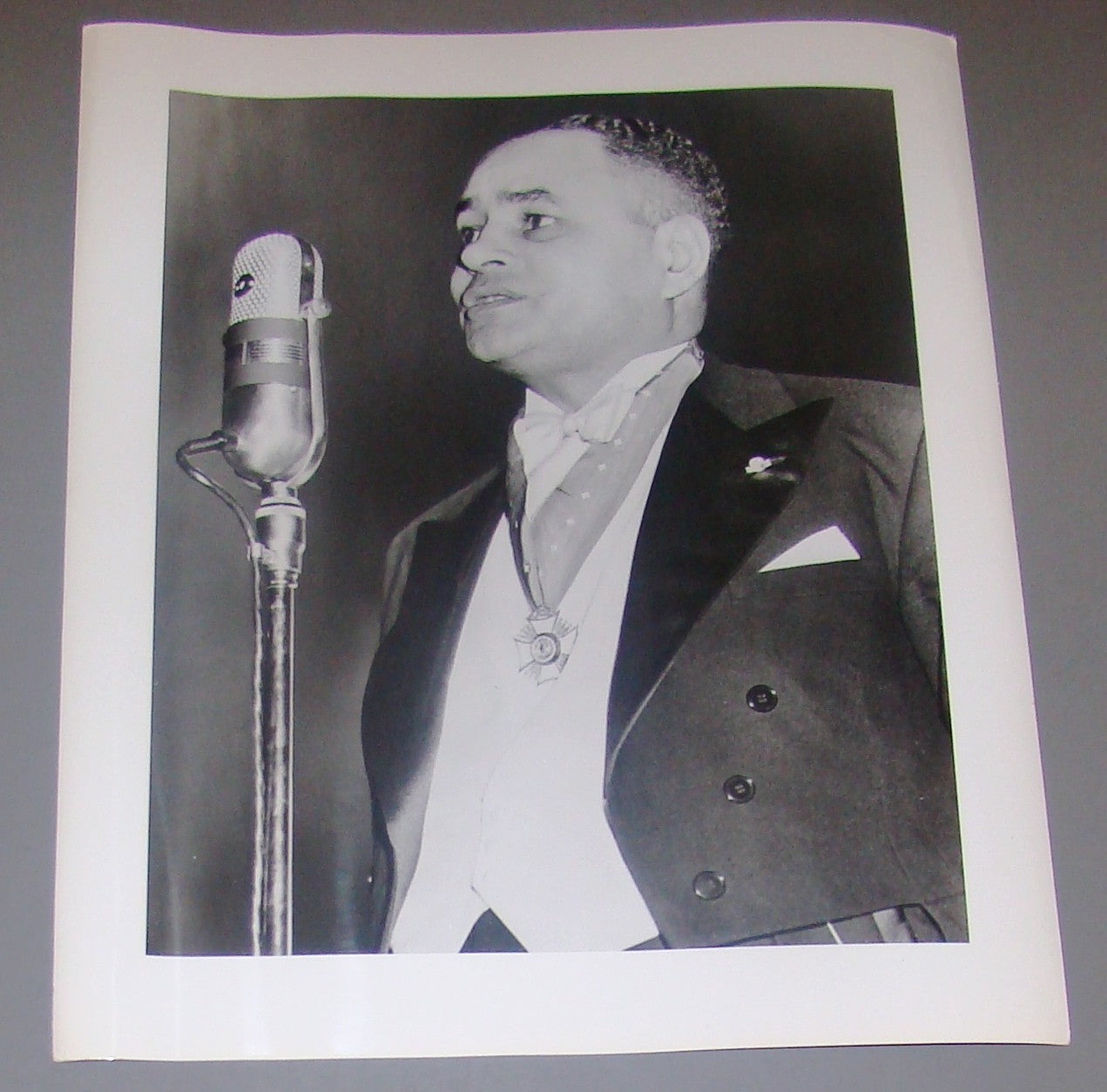 Press photo USA Ralph Bunche Noble Prize Winner Philadelphia Cotillion Society
