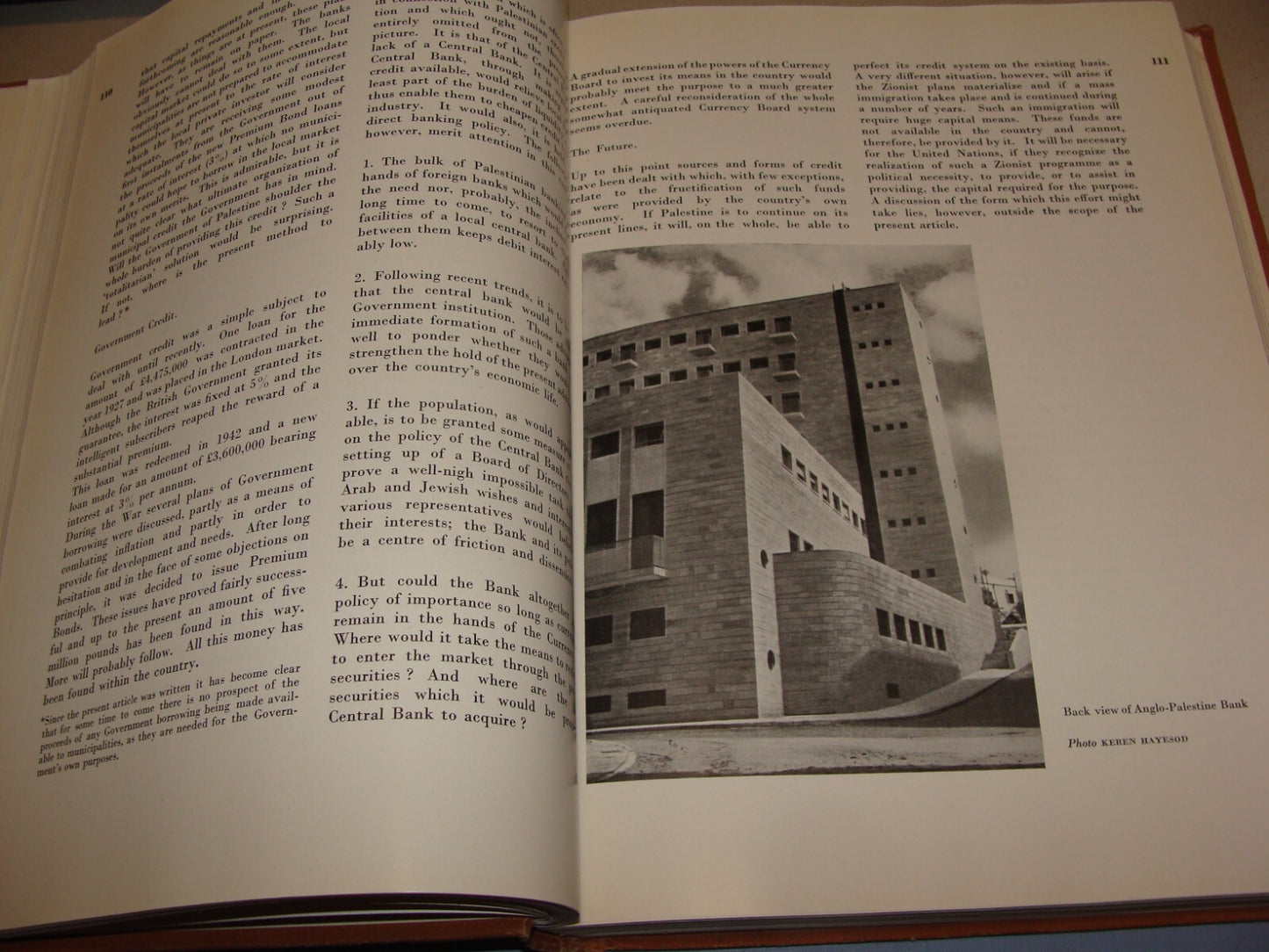 Book Jewish 1946 PALESTINE ECONOMIC FUTURE Book Israel Zionist London Zionism