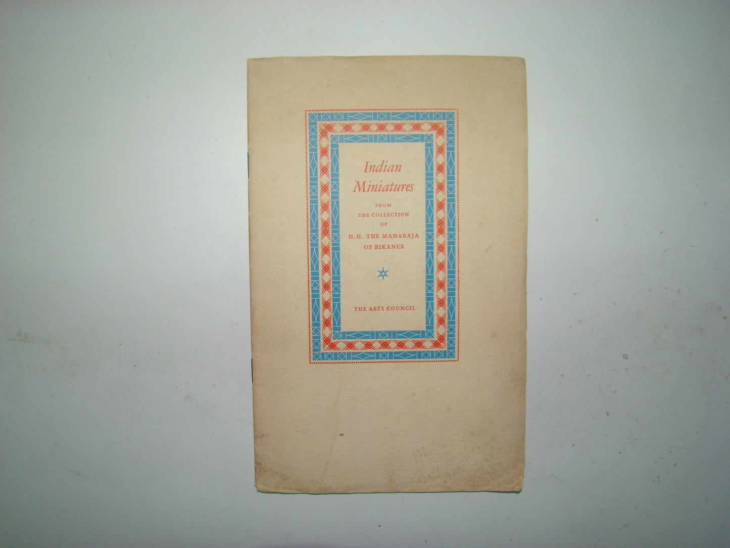 Indian Miniatures Maharaja Bikaner 1949 1st Book Arts Council Drawings India