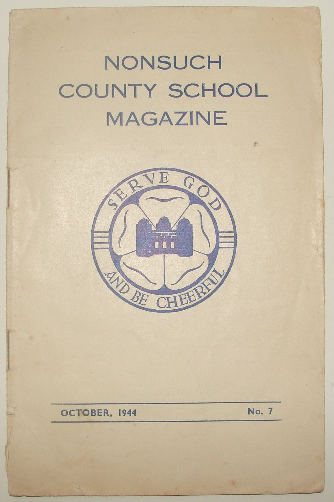 1944 Nonsuch County Girls School Magazine England London