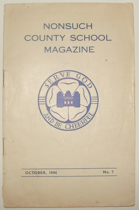 1944 Nonsuch County Girls School Magazine England London