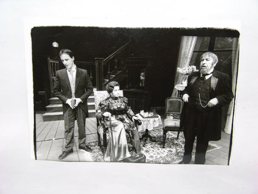 Photo Jewish israel israeli HABIMA Mirele Efros 1987 Lea Koenig מירלה אפרת