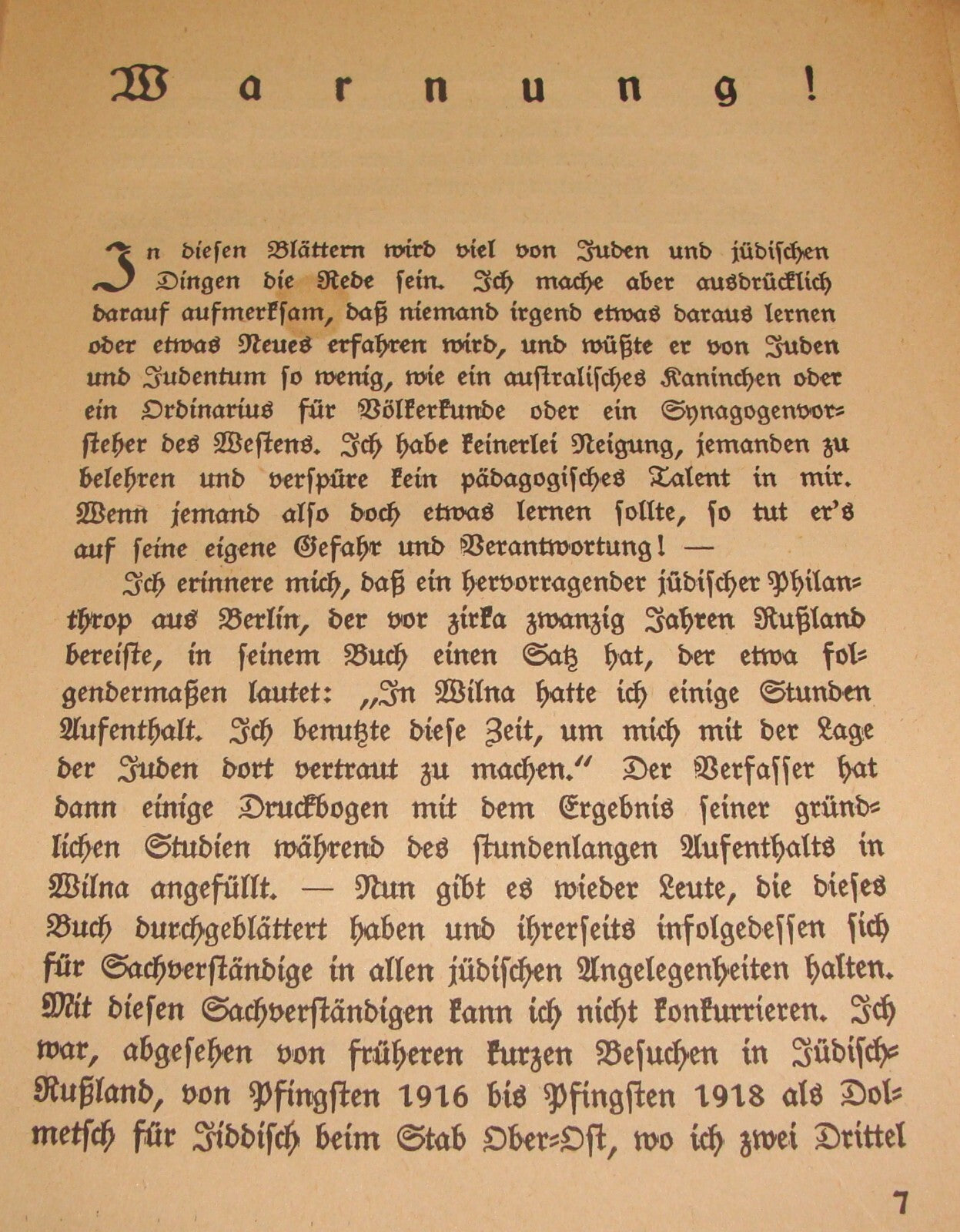 Germany Book Jewish Judaica 1924 German Poland Lithuania East Europe History