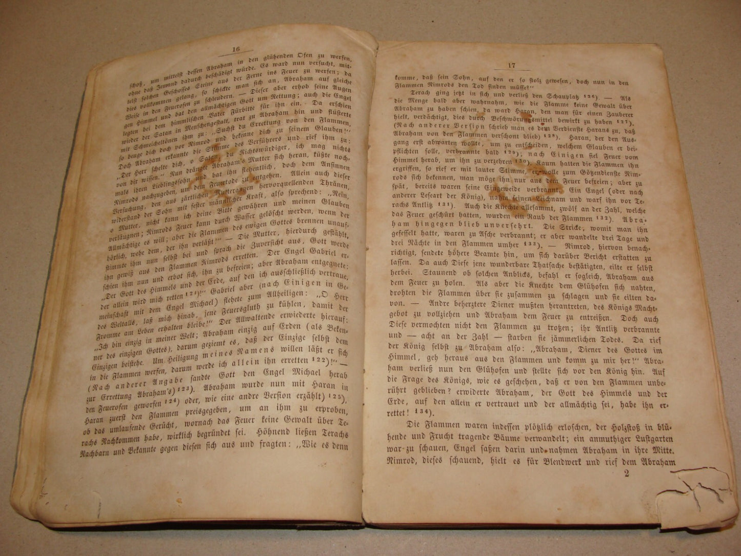 Germany Book Jewish Judaica 1859 German Leipzig Bible Biblical Abraham History