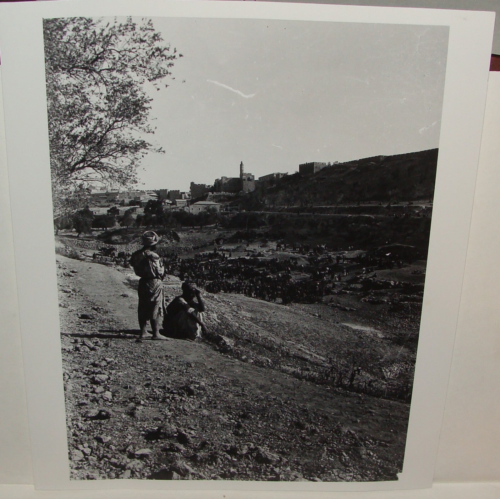 Photo Print Palestine MATSON Pre 1918 Israel Jerusalem Sultan Pool