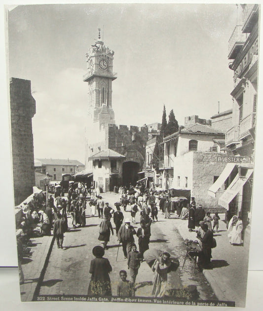 Photo Print Palestine 191? Israel Jerusalem Jaffa Gate American Colony