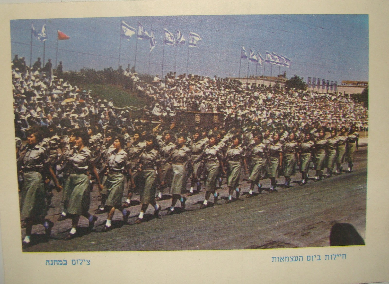 Israel Army Card Jewish Hebrew IDF Military Vintage Postcard Lot Photo Soldiers