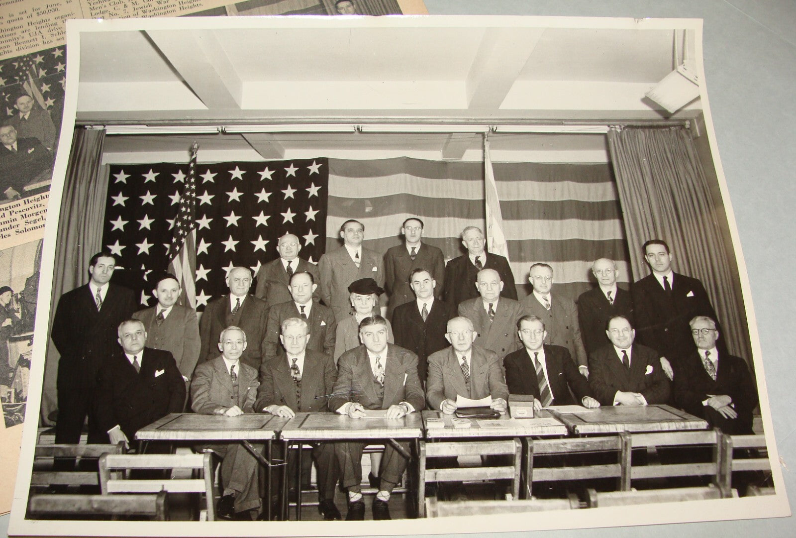 $ Photo Jewish American Judaica United Appeal 1946 Dinner USA Washington Heights