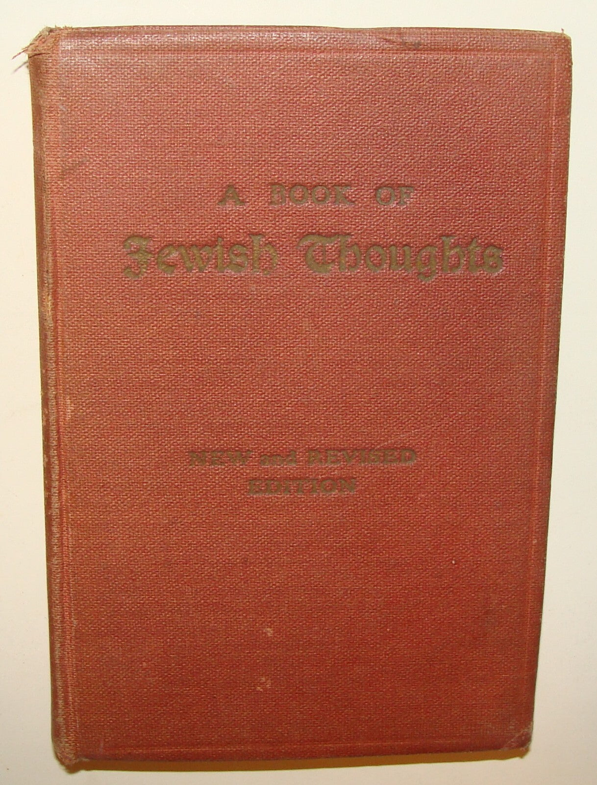 Book Jewish Judaica 1942 WWII Rabbi Hertz England London British Army Thoughts