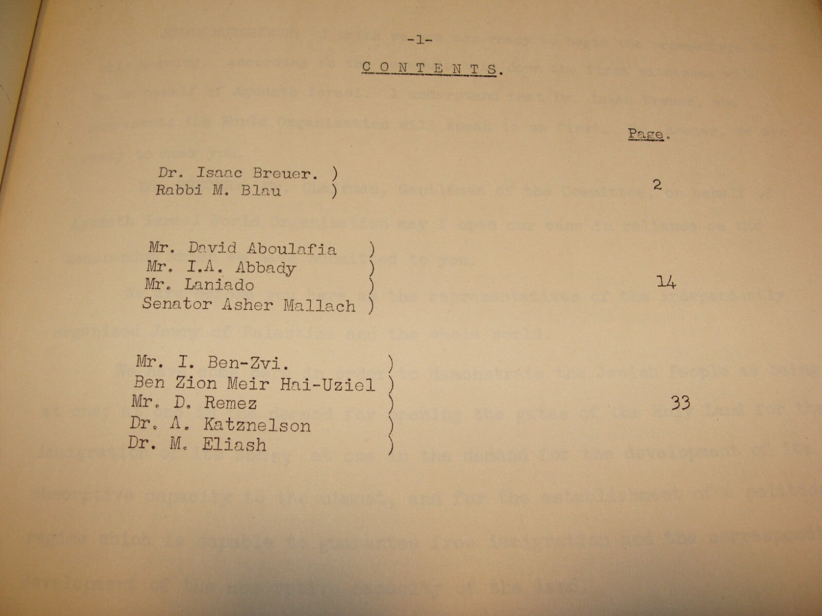 $ RARE 1946 Palestine Israel Anglo American Committee of Inquiry Public Hearings