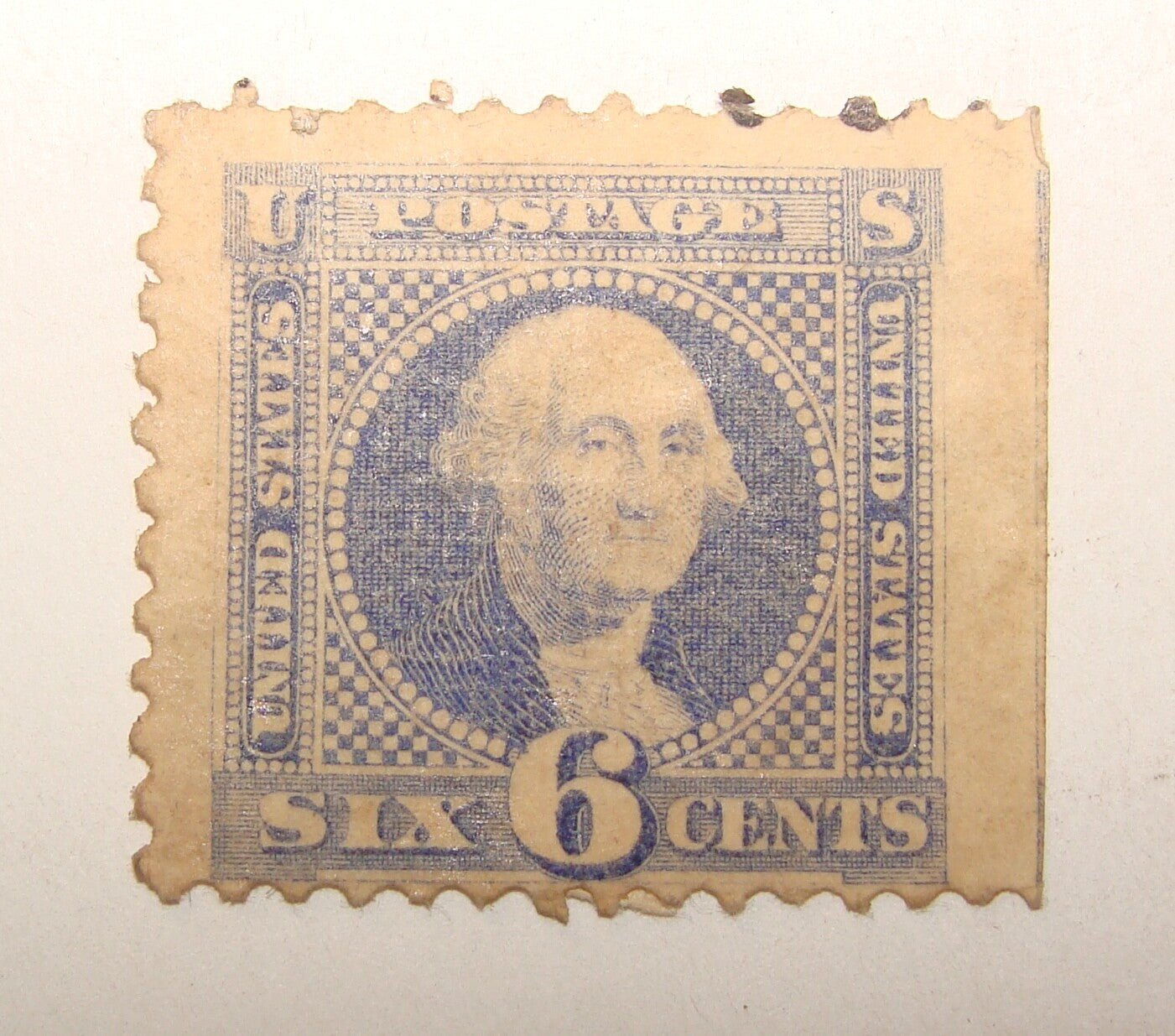 1869 United States George Washington Stamp 6c