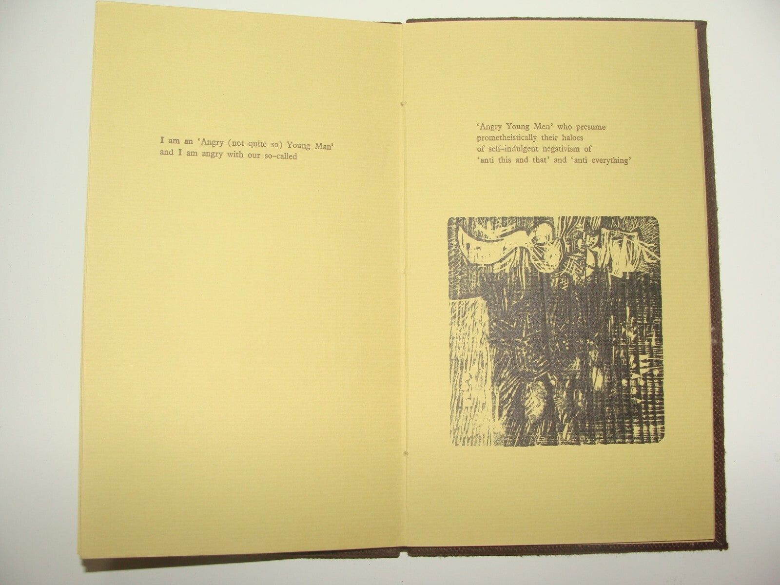 Book Jewish Judaica Rabbi Shmuel Gorr Signed 1968 No Haloes Poetry Art Woodcut