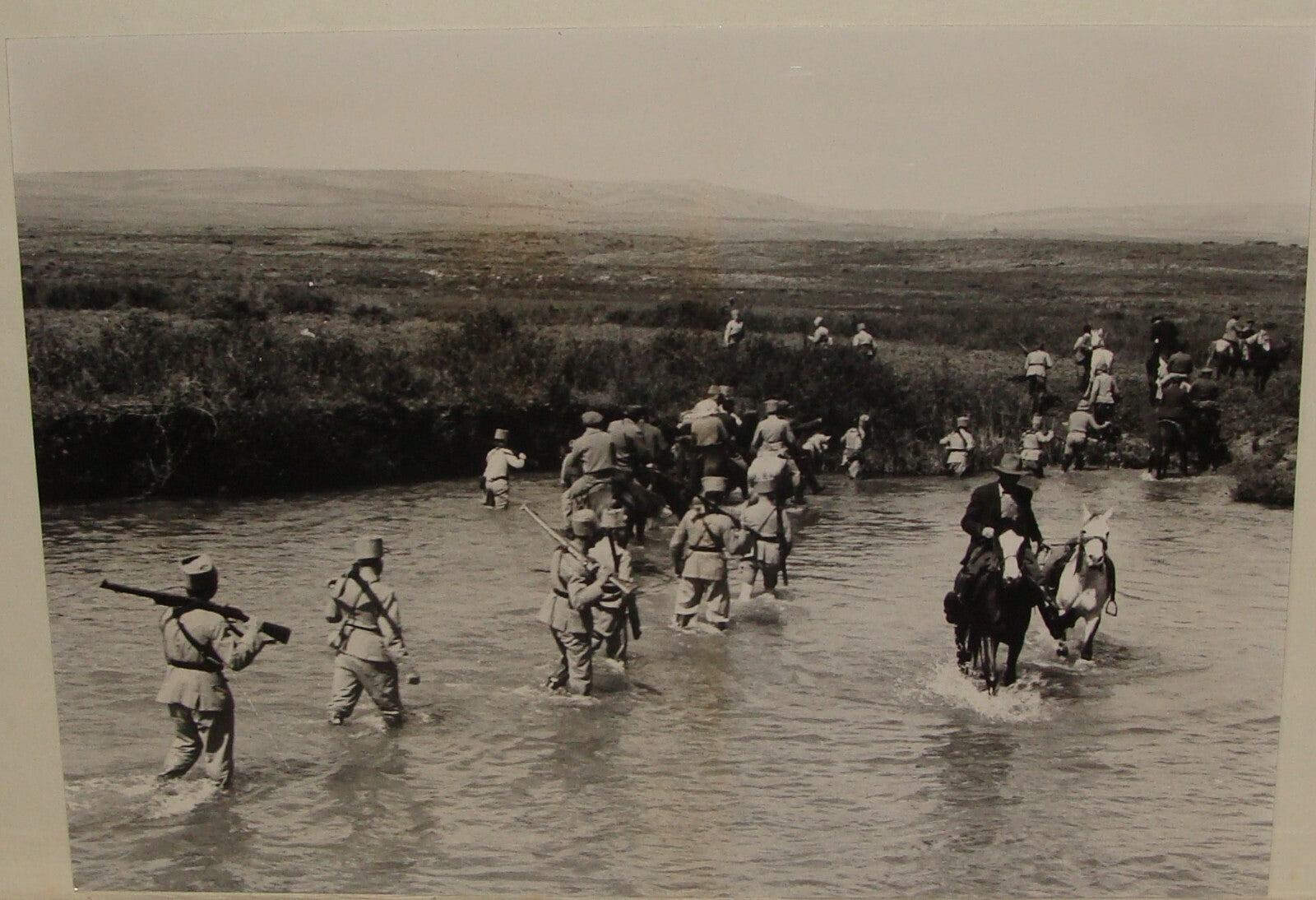 Photo Print, 1939 Palestine Israel NOTRIM Police Kibbutz Dafna Settlement
