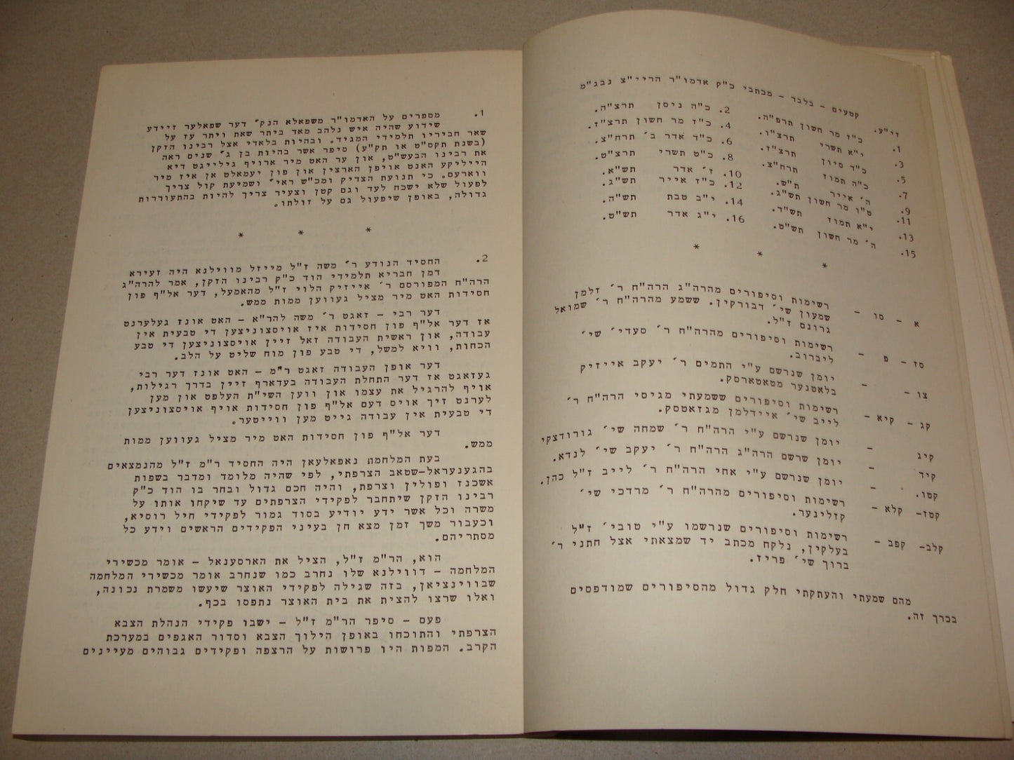 Book Jewish Judaica 1960s Lubavitch Kfar Chabad Rabbi Schneersohn Hebrew USA